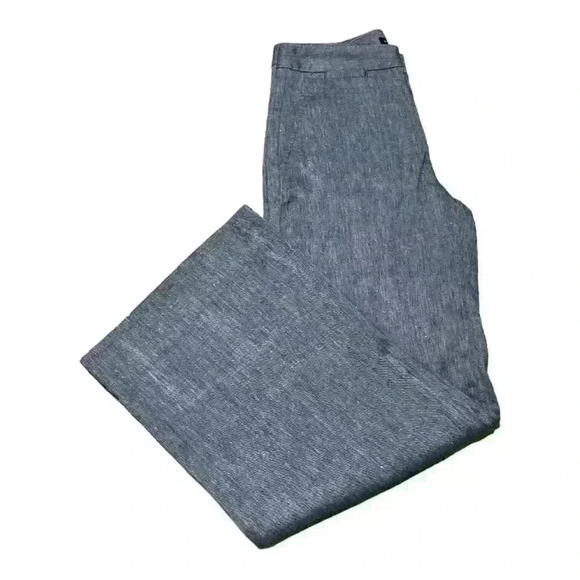 Banana Republic Women’s Blake Wide Leg-Fit Stretch Linen-Cotton Pants - Picture 3 of 10